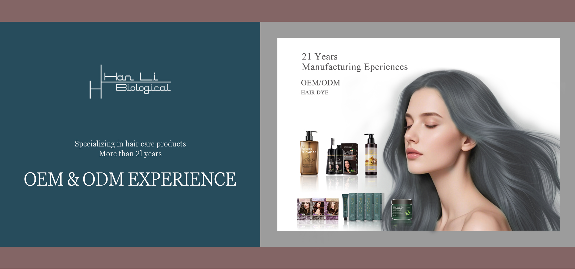 OEM/ODM Hair Color and Cosmetic Products Display