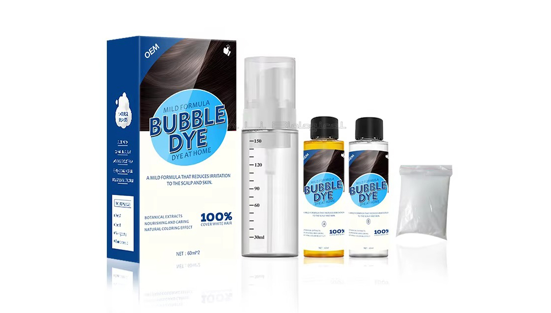 Bubble Dyeing →Foam Hair Color