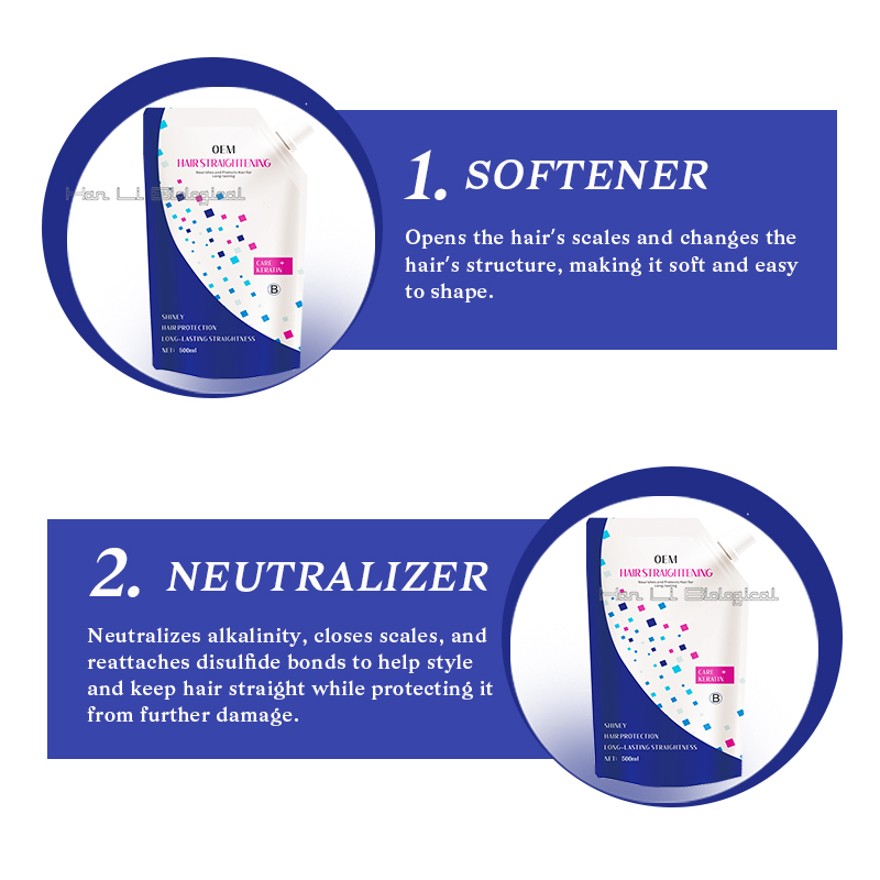 Advantages of hair straightening creams for softening and styling