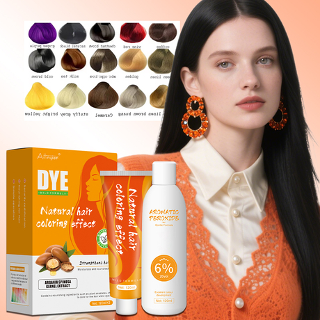 One-step Natural Hair Color Kit (Cream+Hair Oxidant)