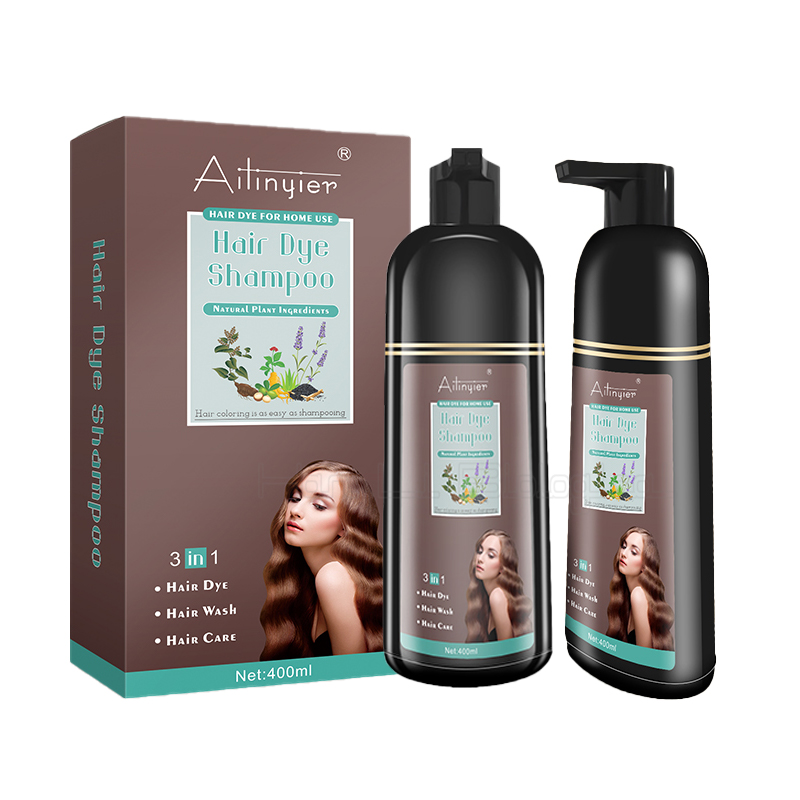 Hair Dye Shampoo for Whitening And Hair Care