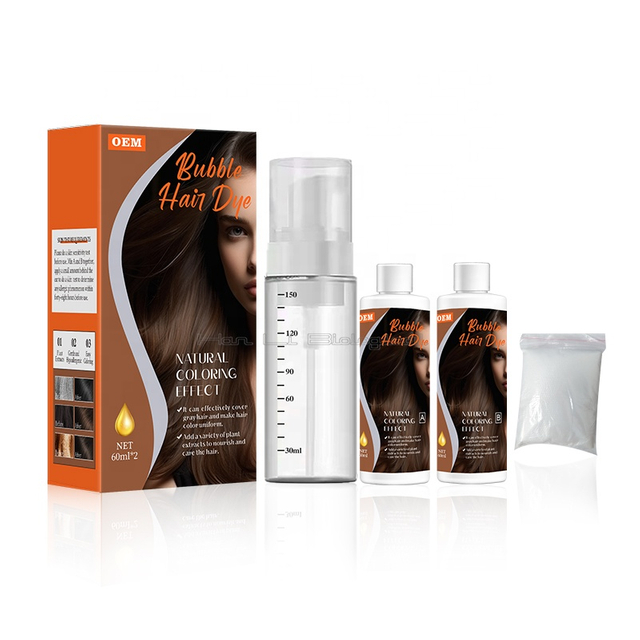 Fashion Bubble Hair Coloring Dye Shampoo