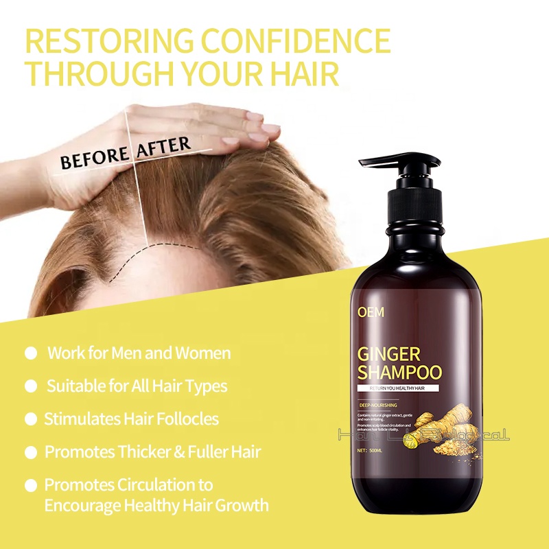 Ginger Shampoo for Hair Anti-Loss 3