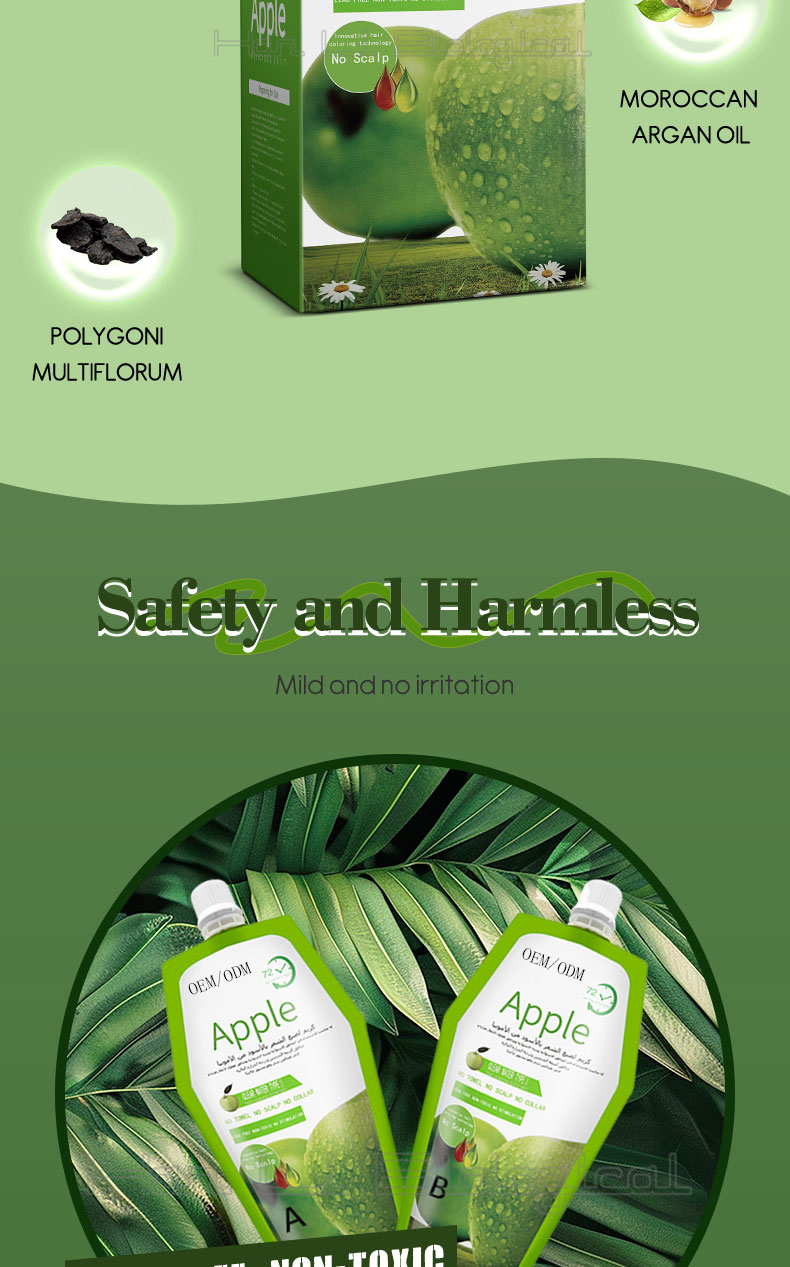 6：Safety and harmless dye cream