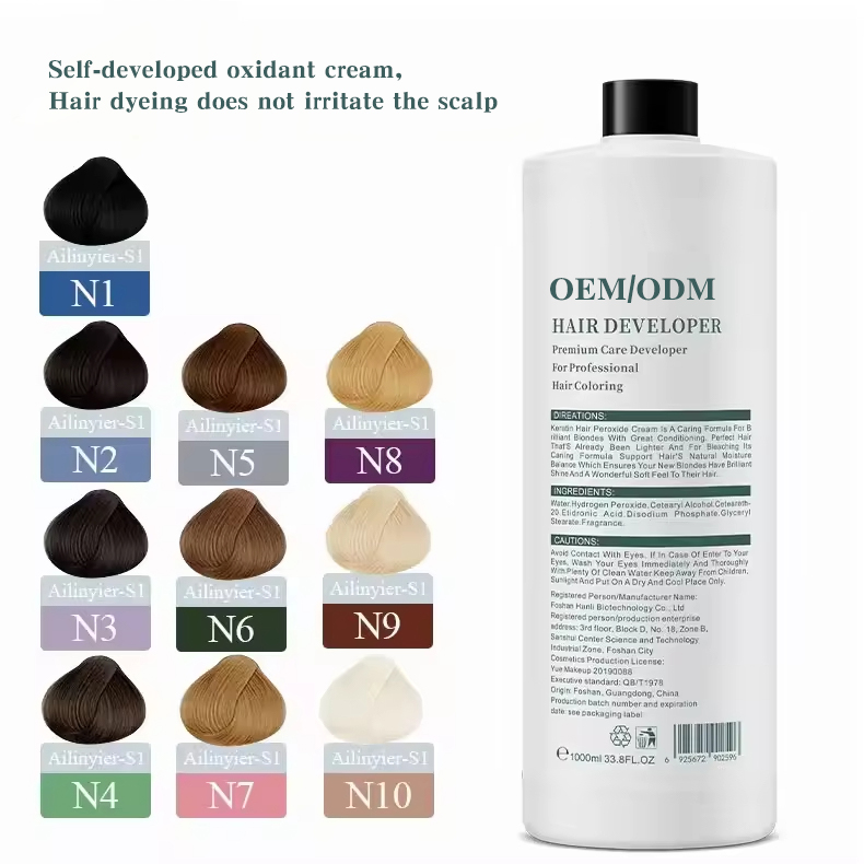 1-10 level of hair coloring