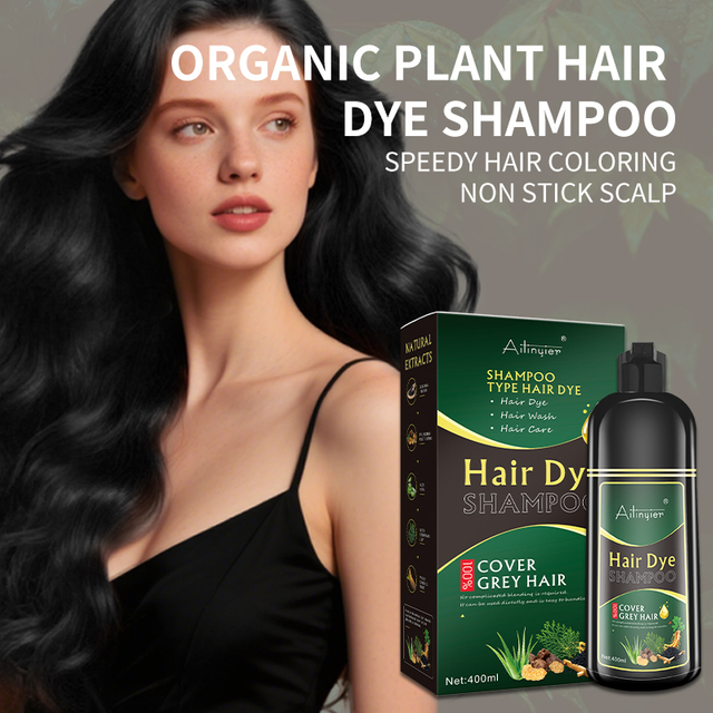 Shampoing de couleur de cheveux à base de plantes semi-permanente 400 ml de 400 ml