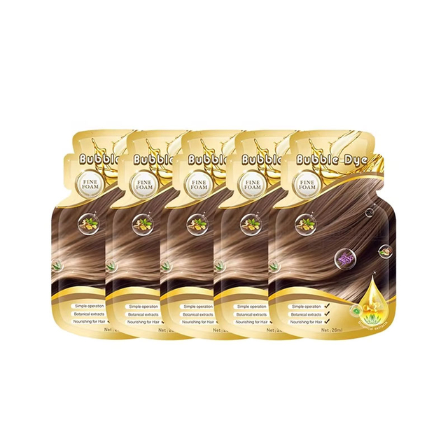 Professional Level Hair Sachet Dye Shampoo
