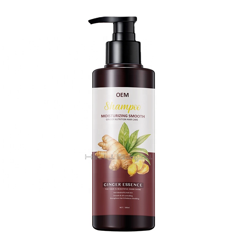Ginger Extracts Moisturizes Dandruff Control Ginger Shampoo