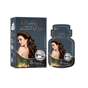 OEM Private Label Bubble Hair Color in Individual Pouches