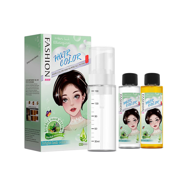 Fashion Home Use Bubble Hair Dye Shampoo