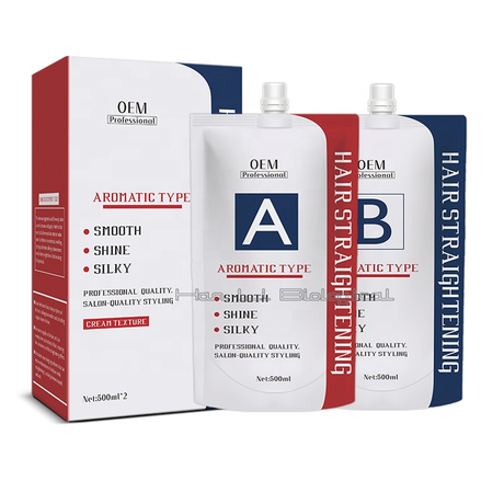 Sleek and Silky Hair Permanent Hair Straightening Cream