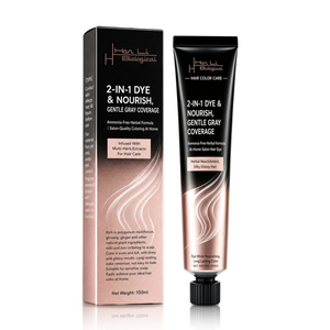 Single Tube Black Hair Color Cream