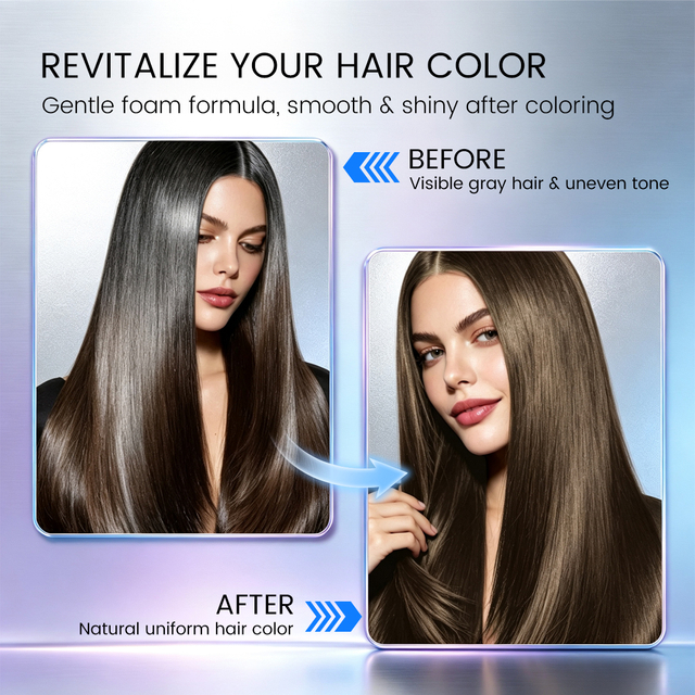 Semi-Permanent Foaming Hair Color