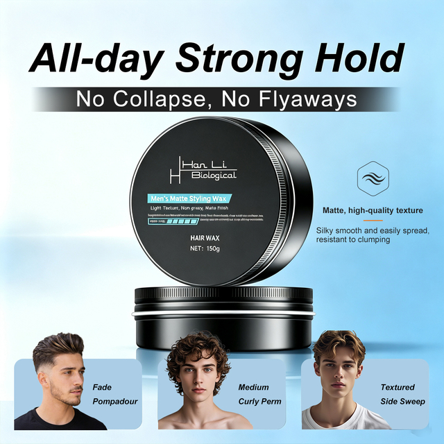 Private Label Men's Matte Hair Wax 150g